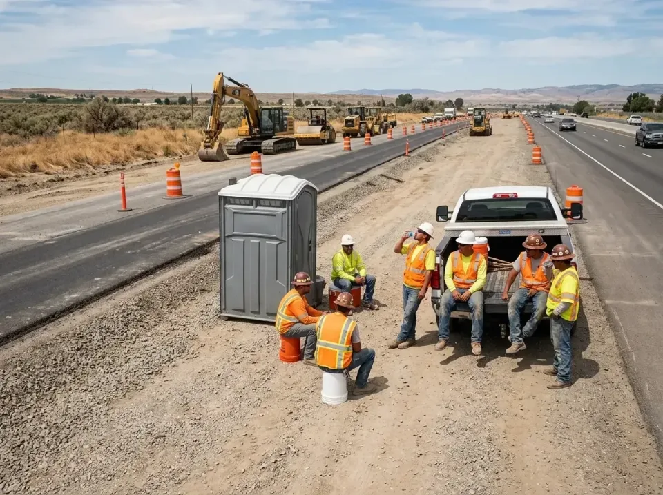 highway-road-construction-crew-007 — frequently asked questions, Porta Potty and Restroom Rentals in Montara, CA